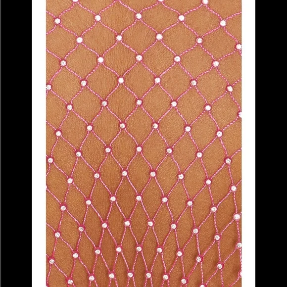 Superdown Karolie Sheer Rhinestone Top - with blemish - Picture 3 of 7